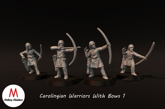 Carolingian Warriors With Bows 1