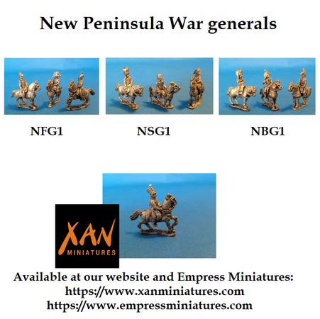 15mm Peninsular War generals