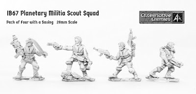 Planetary Militia Scout Squad