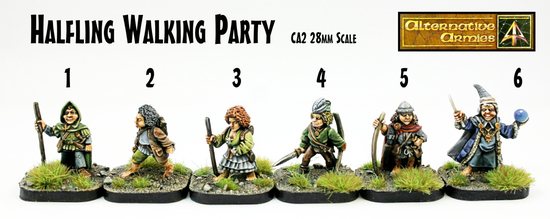 Halfling Walking Party