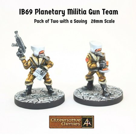 Planetary Militia Gun Team
