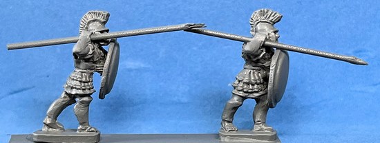 Hoplite with horizontal spears
