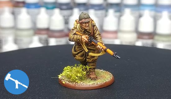 Speedpainting WWII French infantry