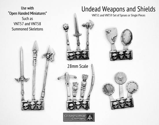 Undead Weapons and Shields