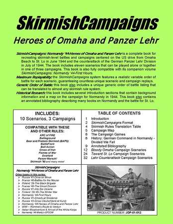 Heroes of Omaha and Panzer Lehr