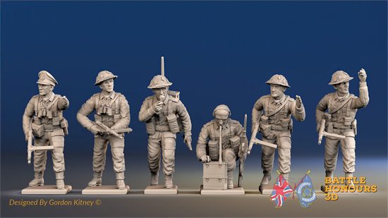 British Infantry – Dressed in Battle Dress