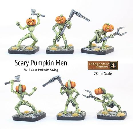 Scary Pumpkin Men