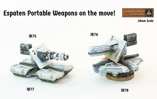 Espaten Portable Weapons Platforms