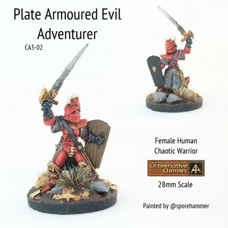 Plate Armoured Evil Adventurer