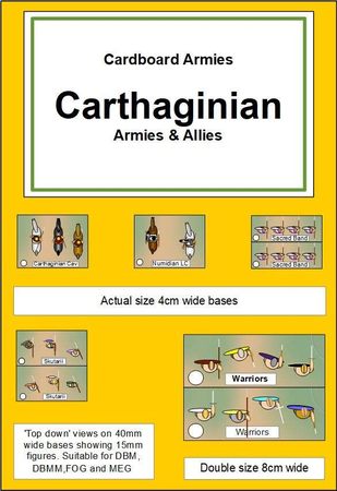 Cardboard Armies: Carthaginian Armies & Allies