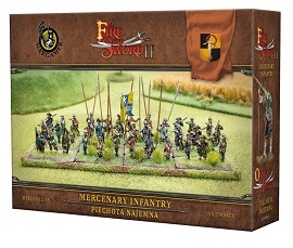  BY FIRE AND SWORD&nbsp;II: Mercenary Infantry 15mm Figures