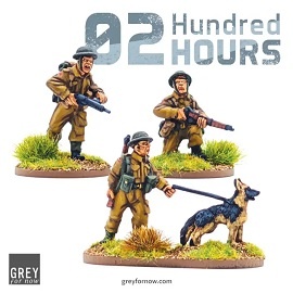  02 HUNDRED HOURS: British Army Reinforcements Pack 1 28mm Figures