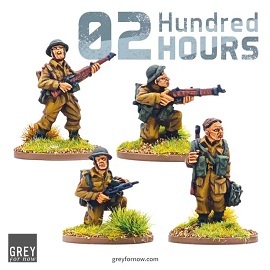  02 HUNDRED HOURS: British Army Reinforcements Pack 2 28mm Figures