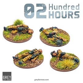  02 HUNDRED HOURS: British Army Casualties 28mm Figures