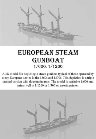 European Steam Gunboat