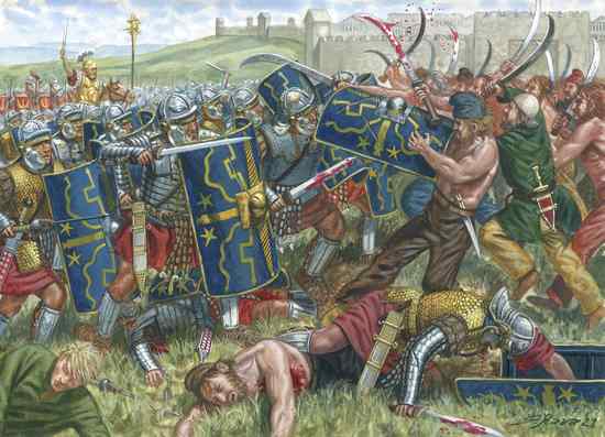 Battle at the gate of Sarmigezetusa, 106 AD