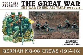 The Great War: German MG-08 Crews (1914-1918) 28mm Figures