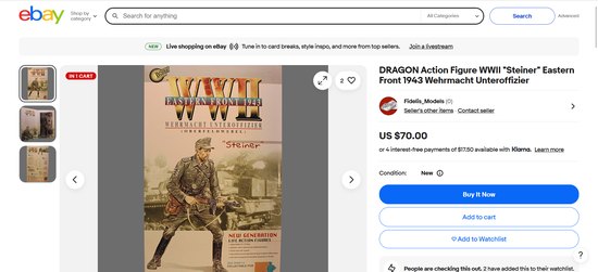 eBay listing