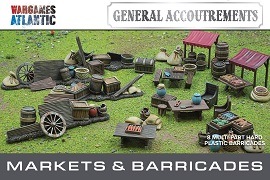 Markets & Barricades: 28mm Accessories