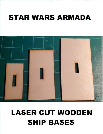 Laser-Cut Ship Bases