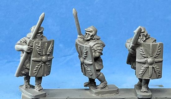 Roman legionaries with winged shield
