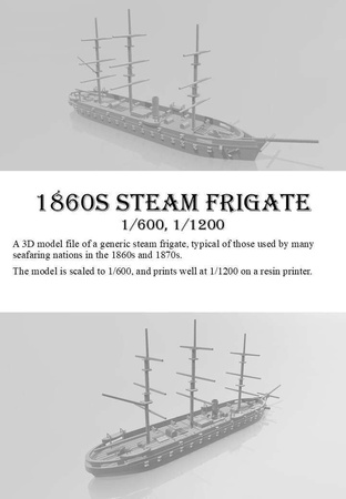 1860s Steam Frigate