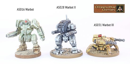 Warbot III size comparison