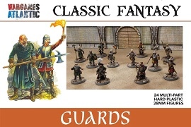  CLASSIC FANTASY: Guards 28mm Figures