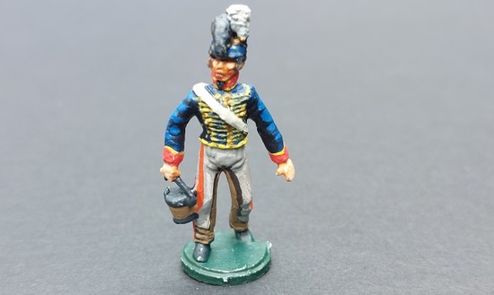 Royal Horse Artillery Gunner with bucket