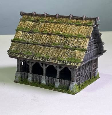 Thatched Roof Barn