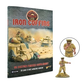  ACHTUNG PANZER! BLOOD & STEEL: Iron Coffins Supplement with Stanley Christopherson 28mm miniature