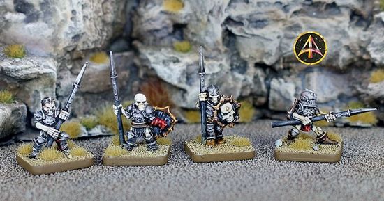 Armoured Skeleton Spears