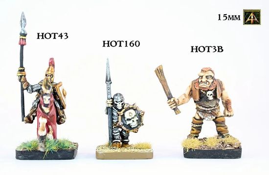 Armoured Skeleton Spears comparison