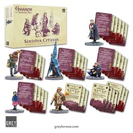  GUARDS OF TRAITOR'S TOLL: Sinister Citizens 28mm Miniatures