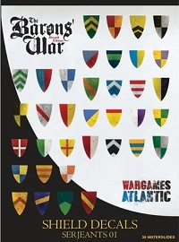  THE BARONS' WAR: Shield Decals, Serjeants