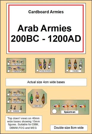 Cardboard Armies: Arab Armies 200BC-1200AD