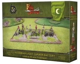  BY FIRE AND SWORD II: Ottoman Light Cannon Battery 15mm Figures