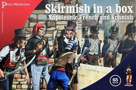  SKIRMISH IN A BOX: Napoleonic French and Spanish 28mm Miniatures