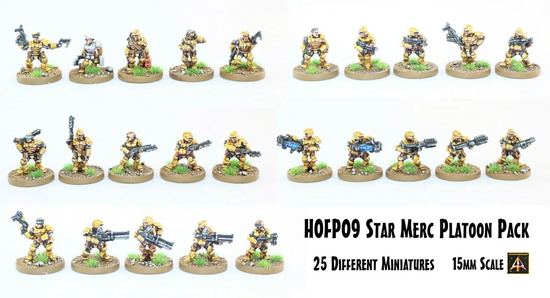 Star Mercs Platoon Pack