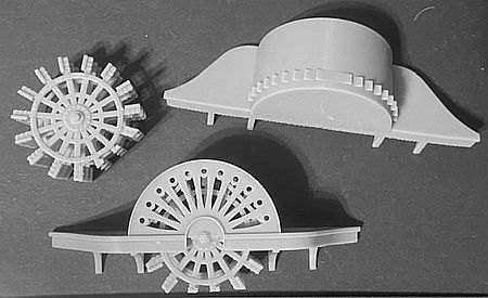Steamship Side Paddlewheels