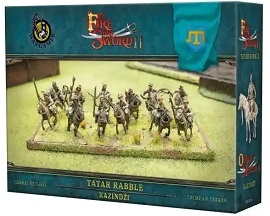  BY FIRE AND SWORD II: Tatar Rabble 15mm Figures
