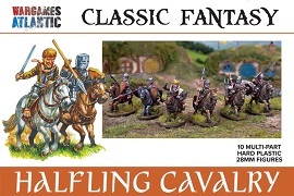  CLASSIC FANTASY: Halfling Cavalry 28mm Figures