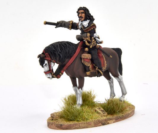 French mounted general