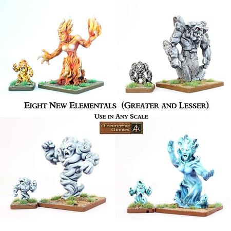 Greater and Lesser Elementals