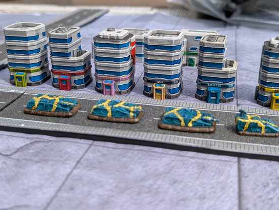 Apartment blocks