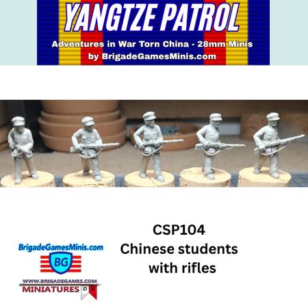 Chinese Students With Rifles