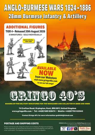 28mm Burmese infantry and artillery