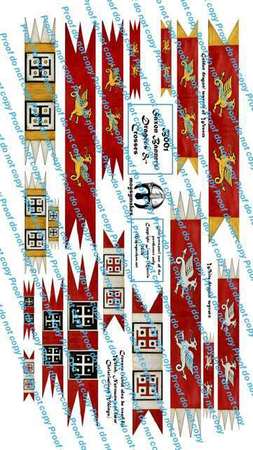 Saxon Banners: Dragons & Crosses