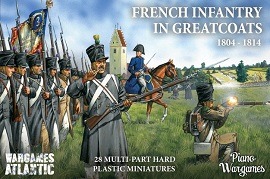  FRENCH INFANTRY IN GREATCOATS (1804-1814): 28mm Miniatures