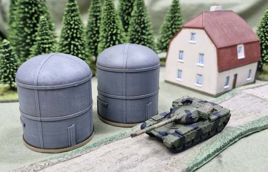  Medium Tanks with 10mm Chieftain Mk9 from our Cold War 84 range